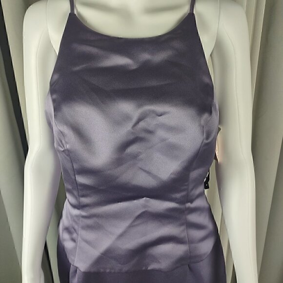 David's Bridal Michaelangelo Lilac Sleeveless Formal Maxi Dress Size 10 (NWT). - Picture 2 of 14